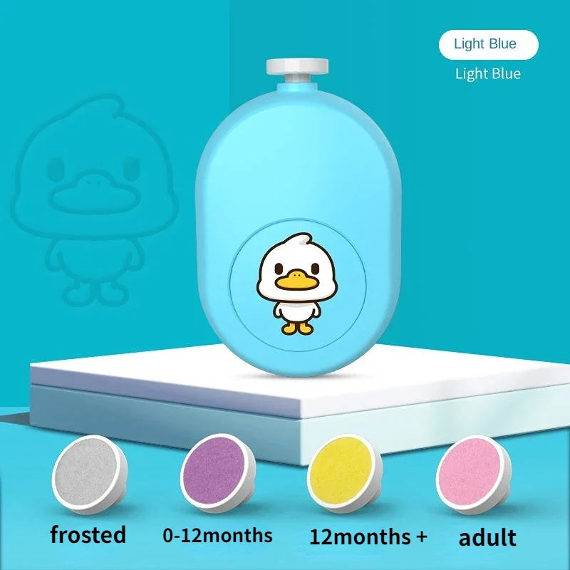 Baby Electric Nail Trimmer Kid Nail Polisher Tool Baby Care Kit Manicure Set Easy to Trim Nail Filer Clippers for Newborn