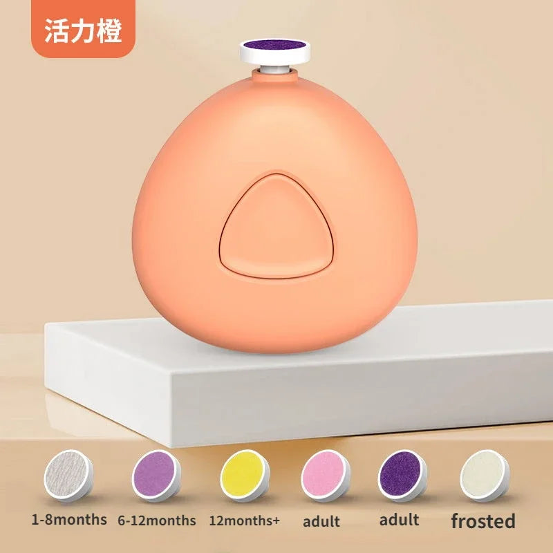 Baby Electric Nail Trimmer Kid Nail Polisher Tool Baby Care Kit Manicure Set Easy to Trim Nail Filer Clippers for Newborn