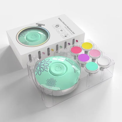 Baby Electric Nail Trimmer Kid Nail Polisher Tool Baby Care Kit Manicure Set Easy to Trim Nail Filer Clippers for Newborn